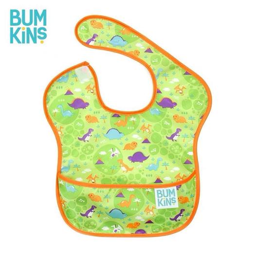 Bumkins食饭兜防水喂男女婴儿童超小孩口水巾围嘴软宝宝吃饭围兜 商品图17