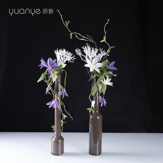 现代时尚潮流造型高档仿真花假花个性艺术样板房间酒店装饰花摆件 商品图2