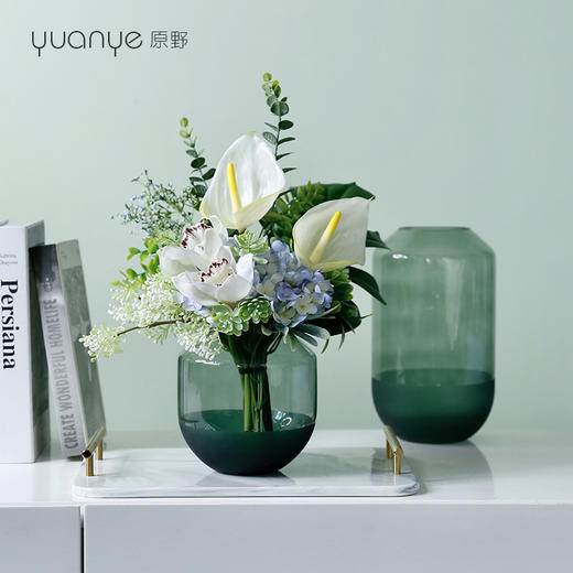 高档轻奢现代仿真花假花绢花酒店客厅玄关餐桌茶几摆设装饰花摆件 商品图0