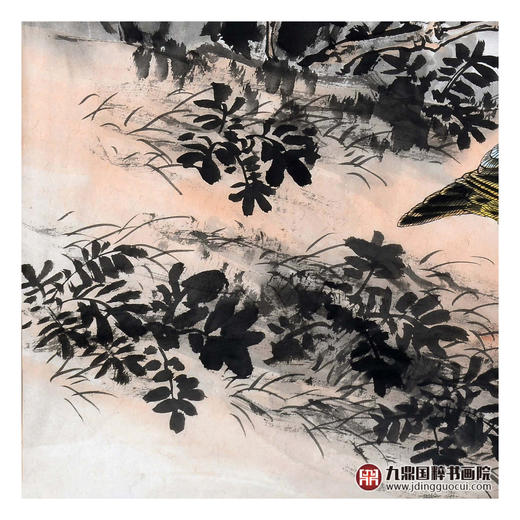 杨秀泽《佳秋》68*68cm 花鸟斗方作品 餐厅/卧室挂画 商品图5