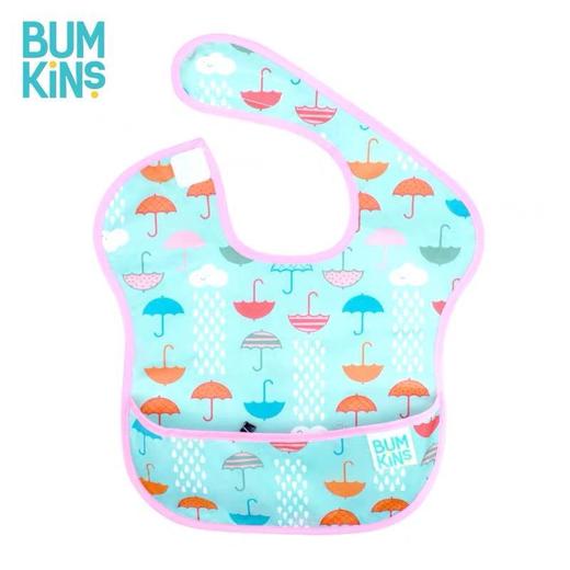 Bumkins食饭兜防水喂男女婴儿童超小孩口水巾围嘴软宝宝吃饭围兜 商品图8
