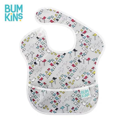 Bumkins食饭兜防水喂男女婴儿童超小孩口水巾围嘴软宝宝吃饭围兜 商品图11