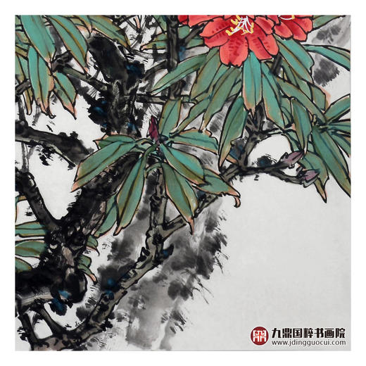 杨秀泽《花鸟作品 》68*68cm 花鸟斗方作品 餐厅/卧室挂画 商品图6