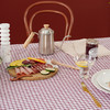 餐桌布艺长方形复古红蓝绿三色方桌布 商品缩略图1