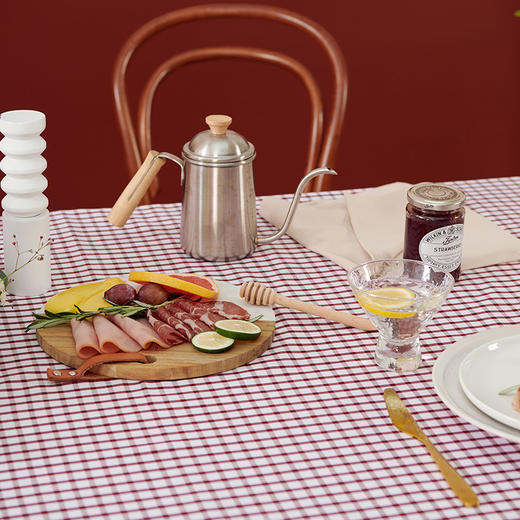 餐桌布艺长方形复古红蓝绿三色方桌布 商品图1