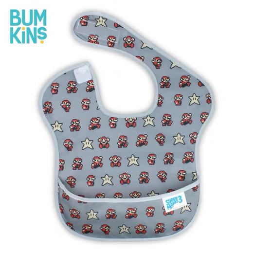 Bumkins食饭兜防水喂男女婴儿童超小孩口水巾围嘴软宝宝吃饭围兜 商品图18
