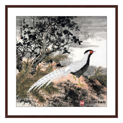 杨秀泽《晨曲》68*68cm 花鸟斗方作品 餐厅/卧室挂画 商品图0