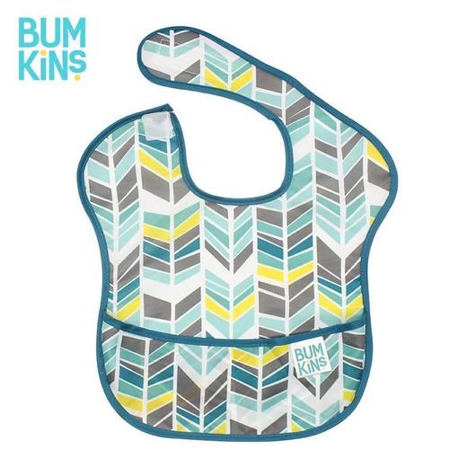 Bumkins食饭兜防水喂男女婴儿童超小孩口水巾围嘴软宝宝吃饭围兜 商品图6