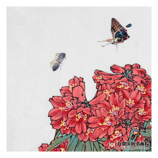 杨秀泽《花鸟作品 》68*68cm 花鸟斗方作品 餐厅/卧室挂画 商品图3