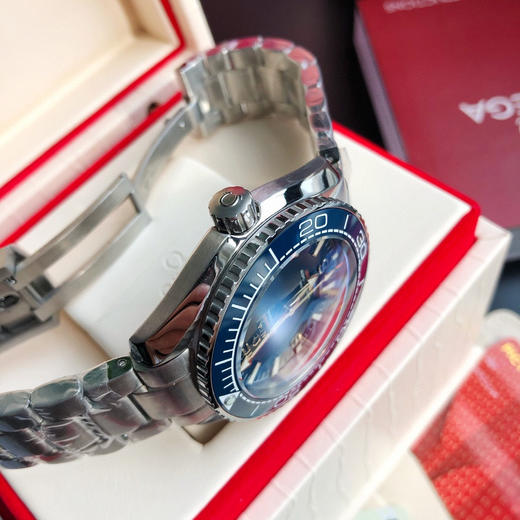 独家品质 OMEGA欧米茄海马系列600米潜水男士机械腕表
机芯：搭载进口西铁城全自动机械机芯 商品图6