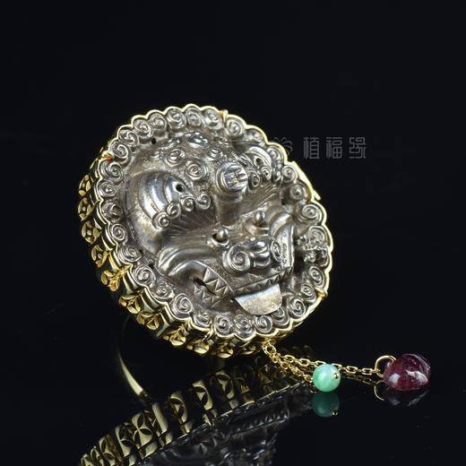 【事事如意】古董狮头银戒(两用)-YS2009023 商品图1