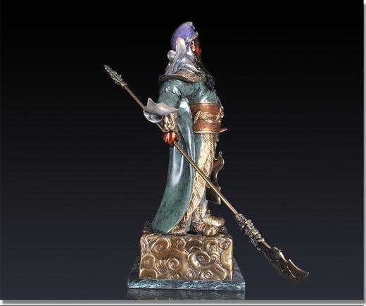 纯铜热着色 关二爷 开业礼 公司级摆件 时尚 大气 精美 摆件 商品图3