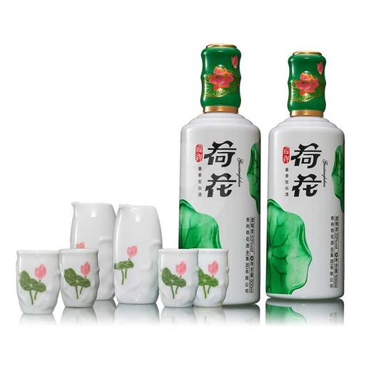 国乡荷花酒（荷塘月色）2018年53度500ml*2 商品图2