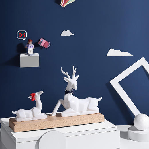 一路有你 夜灯版 鹿 睡眠喂奶灯 圣诞礼物 创意 摆件 商品图4