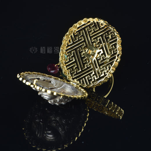 【事事如意】古董狮头银戒(两用)-YS2009023 商品图3