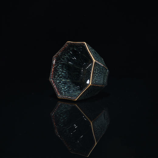 龙德堂陶艺 范泽锋烧 星月 天目盏《八面玲珑》库存请咨询客服 商品图1