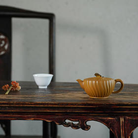 龙德堂陶艺 汤宣武制 《蝶恋花》 原矿黄金段 220cc(库存请咨询客服)