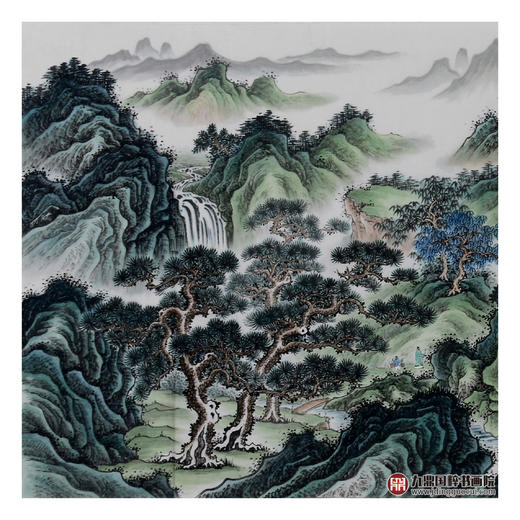 高云鹏《山水作品》68*178cm 山水横幅作品 办公室/客厅挂画 商品图3