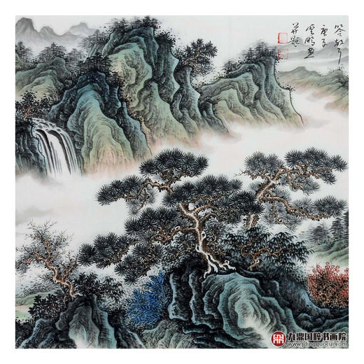 高云鹏《山水作品》68*178cm 山水横幅作品 办公室/客厅挂画 商品图4