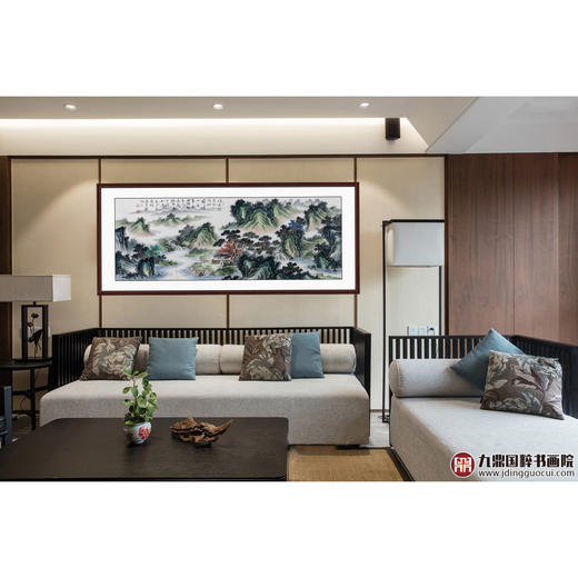 高云鹏《山水作品》68*178cm 山水横幅作品 办公室/客厅挂画 商品图2