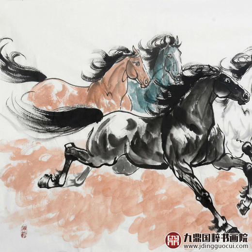 张祺晟《鸿运当头》68*178cm 动物横幅作品 办公室/客厅/书法挂画 商品图2