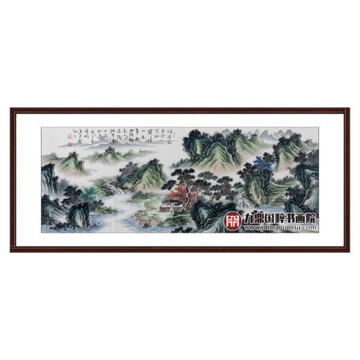 高云鹏《山水作品》68*178cm 山水横幅作品 办公室/客厅挂画 商品图0