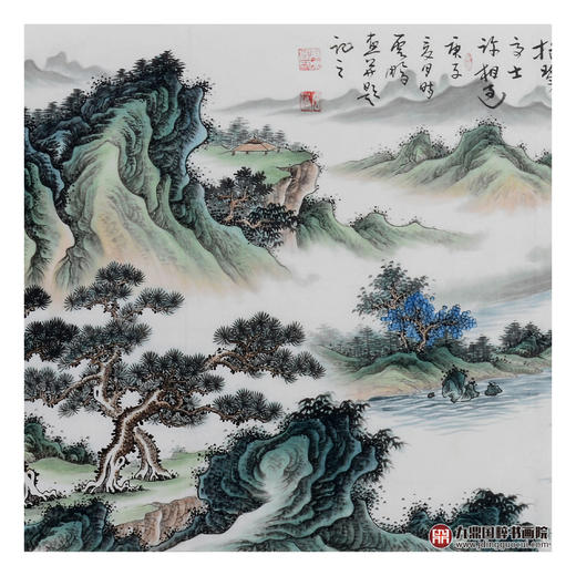 高云鹏《山水作品》68*178cm 山水横幅作品 办公室/客厅挂画 商品图4