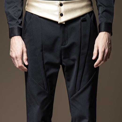 PINLI品立男士弹性纽扣时尚腰封通用腰带B203118070 商品图2