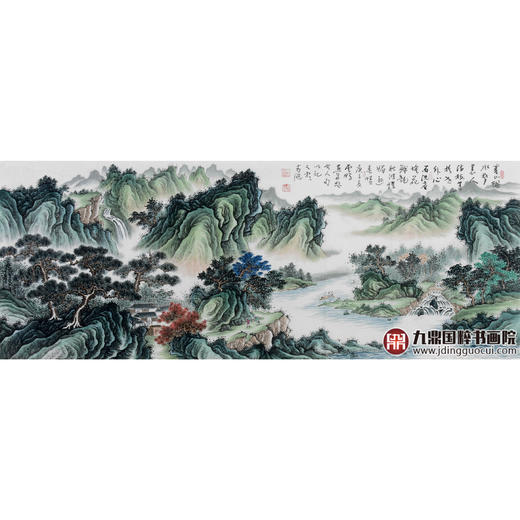 高云鹏《山水作品》68*178cm 山水横幅作品 办公室/客厅挂画 商品图1