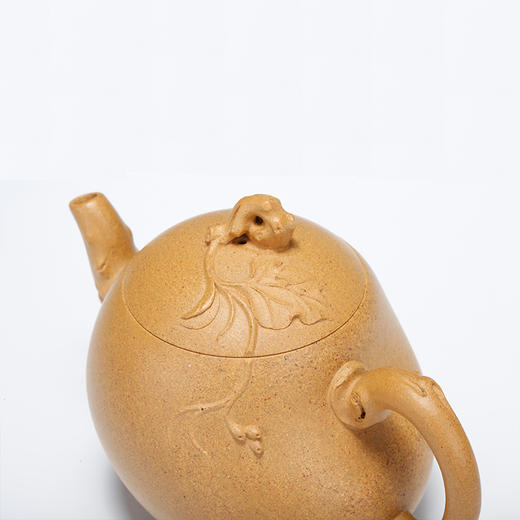 龙德堂陶艺 汤宣武制 《瓜瓞呈祥》 原矿金砂段 300cc 库存请咨询 商品图3