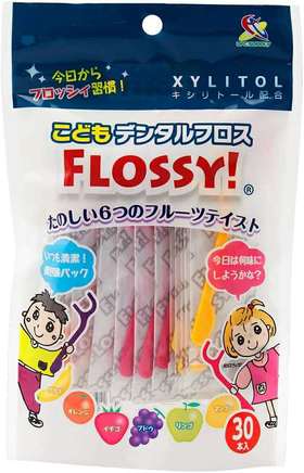 百丝洁 儿童牙线棒30支装