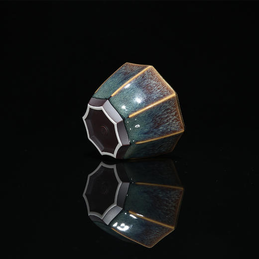 龙德堂陶艺 范泽锋烧 星月 天目盏《汉风八韵金边》 库存咨询客服 商品图2