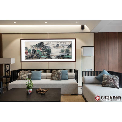 高云鹏《山水作品》68*178cm 山水横幅作品 办公室/客厅挂画 商品图2