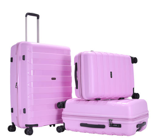 银座GINZATRAVEL 加宽加厚三个尺寸均可扩展PP行李箱旅行箱P-7012 商品图1