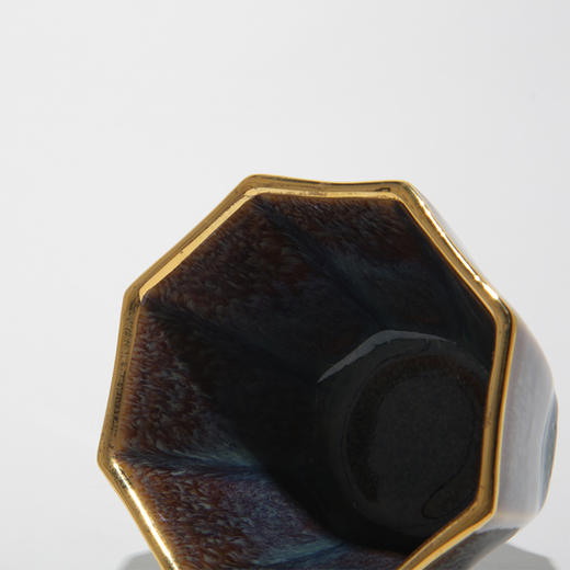 龙德堂陶艺 范泽锋烧 星月 天目盏《汉风八韵金边》 库存咨询客服 商品图4