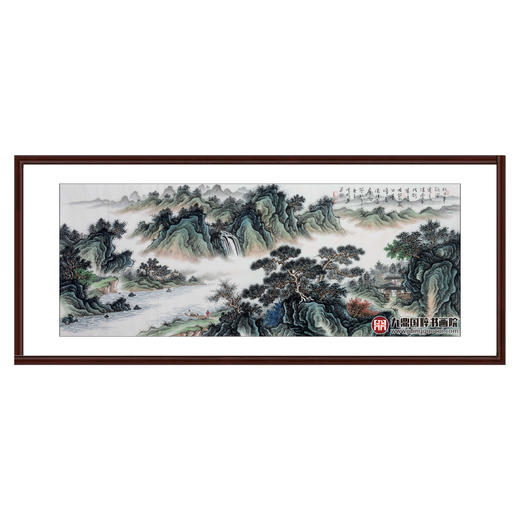 高云鹏《山水作品》68*178cm 山水横幅作品 办公室/客厅挂画 商品图0
