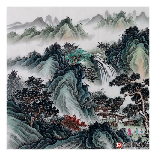 高云鹏《山水作品》68*178cm 山水横幅作品 办公室/客厅挂画 商品图3