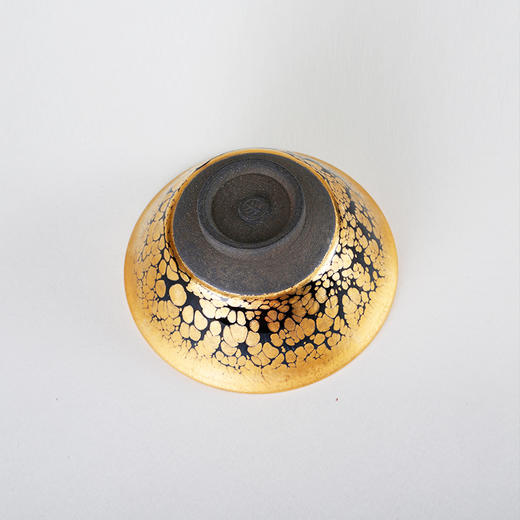 龙德堂陶艺 范泽锋烧 星月 撇口金油滴（库存请咨询客服） 商品图4