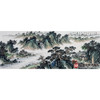 高云鹏《山水作品》68*178cm 山水横幅作品 办公室/客厅挂画 商品缩略图1