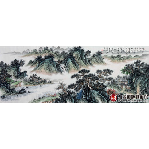 高云鹏《山水作品》68*178cm 山水横幅作品 办公室/客厅挂画 商品图1