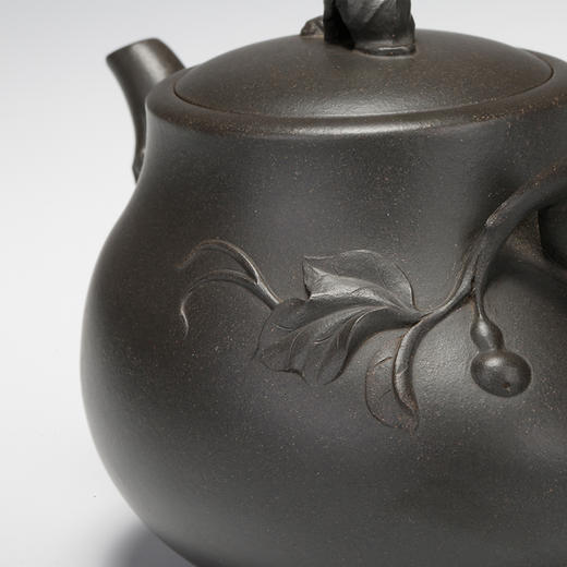 龙德堂陶艺 汤宣武制 《一叶知秋》 青段还原烧 300cc 库存请咨询 商品图4