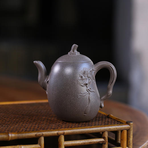 龙德堂陶艺 汤宣武制 《果蔬飘香》 青段 300cc(库存请咨询客服) 商品图0