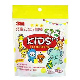 3M 儿童牙线棒3岁以上适用（38支装）