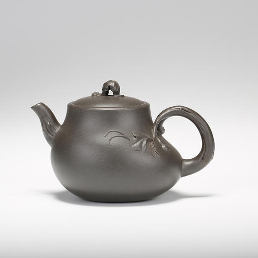 龙德堂陶艺 汤宣武制 《一叶知秋》 青段还原烧 300cc 库存请咨询 商品图3