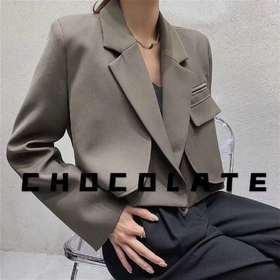 巧克力小款外套