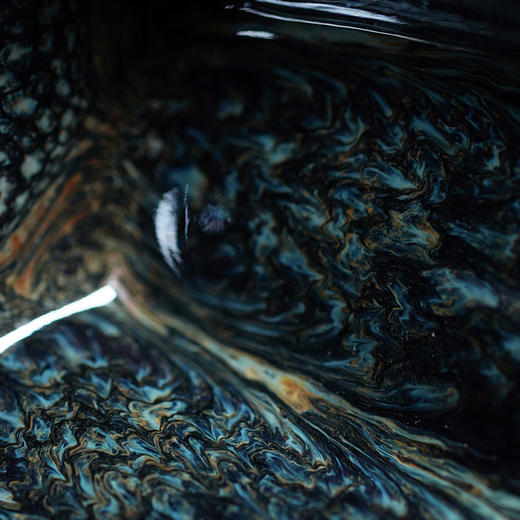 龙德堂陶艺 范泽锋烧 星月 天目盏《八面玲珑》库存请咨询客服 商品图2