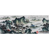 高云鹏《山水作品》68*178cm 山水横幅作品 办公室/客厅挂画 商品缩略图1