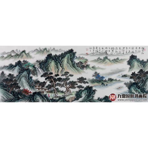 高云鹏《山水作品》68*178cm 山水横幅作品 办公室/客厅挂画 商品图1