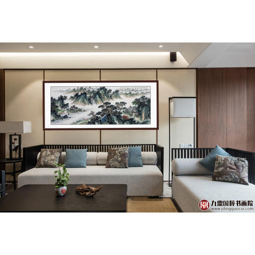 高云鹏《山水作品》68*178cm 山水横幅作品 办公室/客厅挂画 商品图2