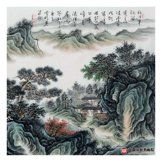 高云鹏《山水作品》68*178cm 山水横幅作品 办公室/客厅挂画 商品图5